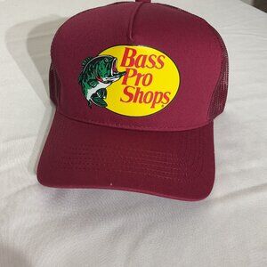 Bass Pro Shops Cardinal Red Trucker Hat OSFM